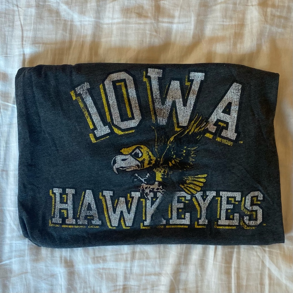 Gray Iowa Hawkeyes T-Shirt